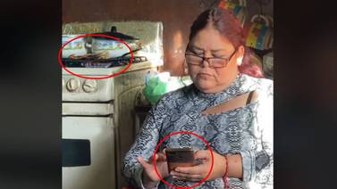  VIRAL: Señora quema sus tortillas por andar metida en Facebook