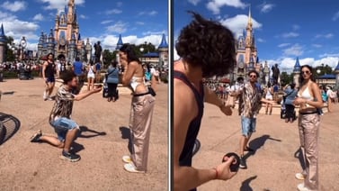 Luisito Comunica "le pide matrimonio" a su novia en Disney y lo corren