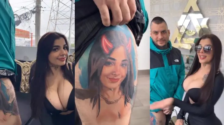 Karely Ruiz premia nuevamente a uno de sus fans por tatuarse su rostro: ¿quién fue el ganador?