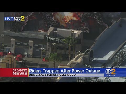 Accidente en Universal Studios Hollywood.