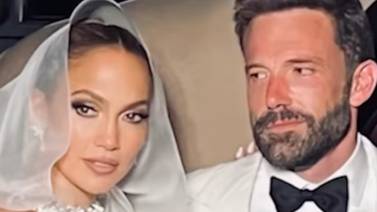 Así lució Jennifer López sus exclusivos vestidos de novia Ralph Lauren en su boda