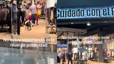 Perro protagoniza caótica escena en tienda "Cuidado Con El Perro," ¿estrategia de marketing o casualidad?