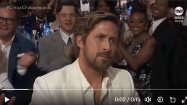 Ryan Gosling se sorprende al ganar Mejor canción en los Critics Choice Awards