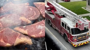 Sonorense hace carne asada en Canadá y le envían a los bomberos