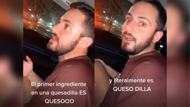 VIRAL: ¡estadounidense EXPLOTA contra las quesadillas sin queso de Ciudad de México!
