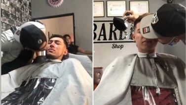 VIDEO VIRAL: Peluquero besa a sus clientes en pleno corte de cabello y así reaccionan