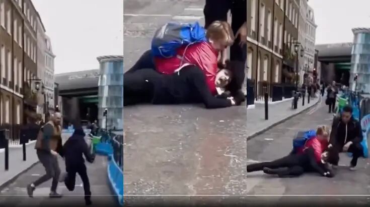 VIDEO: ¡abuela detiene a un asaltante en Londres al someterlo con una llave de artes marciales!