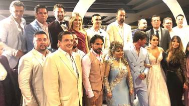 Sin protección sanitaria, famosos acuden a boda de la hija del empresario Pepe Gómez en Cancún