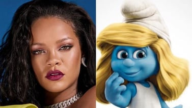 Rihanna dará voz a Pitufina en la nueva película de “Los Pitufos”