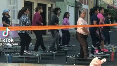 VIDEO VIRAL: Mujeres cierran la calle para poder hacer ejercicio