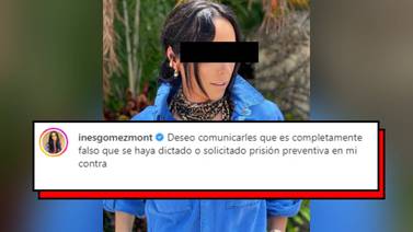 Inés N reaparece en Instagram con un comunicado de prensa