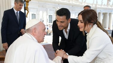 Cynthia Rodríguez relata cómo fue su encuentro con el Papa tras casarse con Carlos Rivera