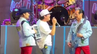 Remmy Valenzuela cumple su sueño y canta en concierto con Los Tigres del Norte
