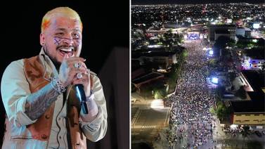Christian Nodal reúne a más de 70 mil personas en cierre de Las Fiestas del Pitic