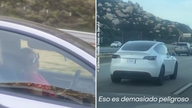VIDEO VIRAL: Captan a mujer dormida mientras su carro Tesla se maneja solo