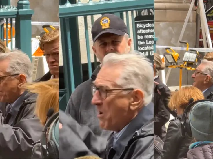 Robert De Niro arremete en contra de protestantes propalestina en medio de las grabaciones de la serie “Zero Day” en Nueva York