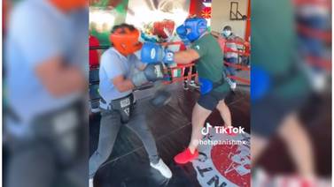 Hotspanish retó a un joven a boxear un round con Ramón Álvarez, hermano de "El Canelo"