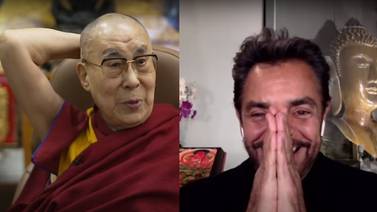 VIDEO: Eugenio Derbez entrevista al Dalai Lama y le pregunta ¿se ha enamorado?
