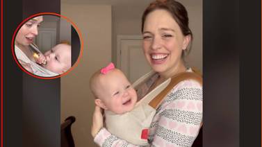VIDEO: Mamá y bebé se roban el corazón de TikTok con un video viral