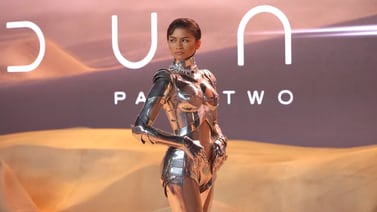Zendaya deslumbra en la premiere de Dune con un look metálico de ensueño