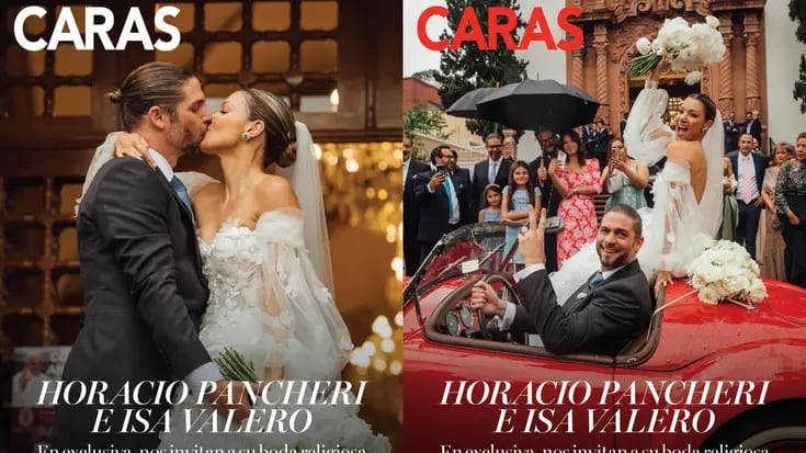 Horacio Pancheri e Isa Valero celebran su boda religiosa en una emotiva ceremonia