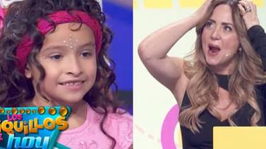 “Los Chiquillos de Hoy”: Valentina hace recordar sus tiempos a Andrea Legarreta con su baile