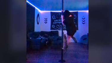 Gatito taibolero: Michi se vuelve viral por practicar pole dance