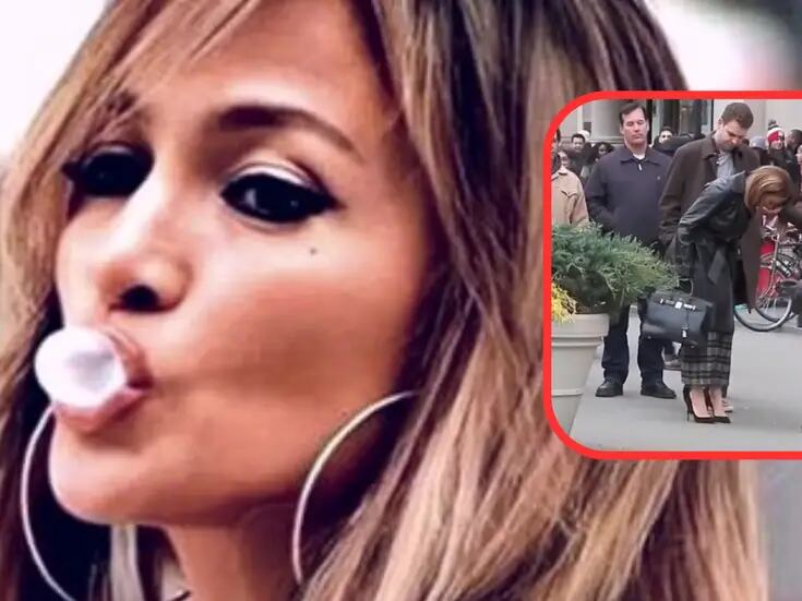 Jennifer López: esta es la verdad detrás del video viral en el que "escupe" un chicle en la mano de su asistente