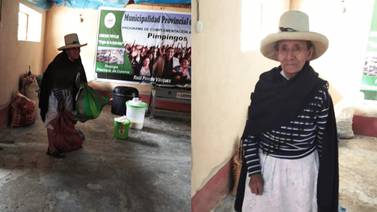 "Aquí les traigo unas cositas": Anciana dona su cosecha a enfermos de coronavirus