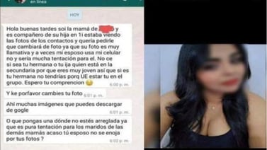 Mujer le pide a otra que cambie su foto de WhatsApp porque era "tentación" para su marido
