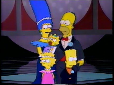 Los Simpson estuvieron presentes en los Emmy en 1990.