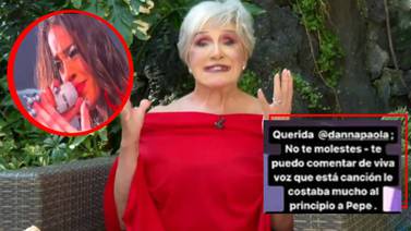 Anel Noreña manda mensaje de consolación a Danna Paola por desafinar con canción de José José