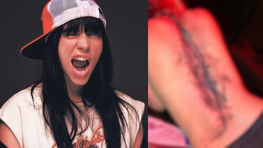 Billie Eilish sorprende a sus fans al revelar su nuevo tatuaje en la espalda y lo comparan con un escritorio de escuela