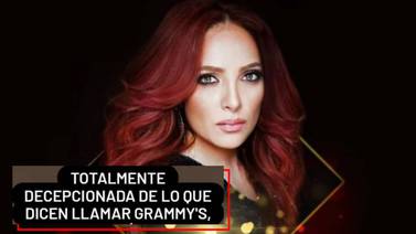 Myriam Montemayor explota contra los Grammy's