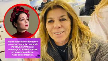 Jeanette enfurece con Natalia Lafourcade por cantar en el homenaje a Carlos Saura en los Premios Goya