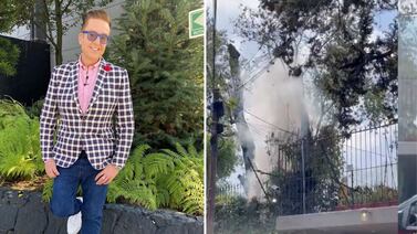 Se incendia casa donde Daniel Bisogno vive con su joven novio en la CDMX