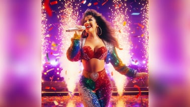 Así se vería Selena Quintanilla si hiciera un concierto en el 2023 según una Inteligencia Artificial
