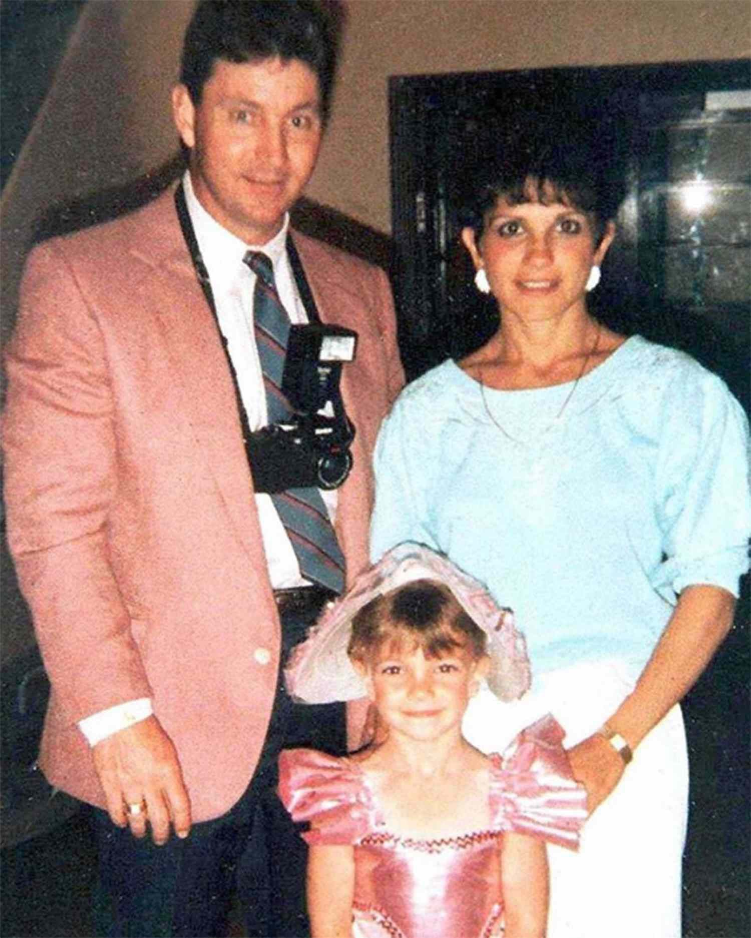 Britney junto a sus padres.
