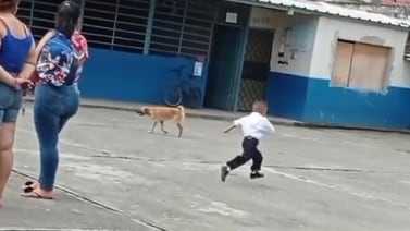 TikTok: Niño intenta huir de la escuela en su primer día de clases