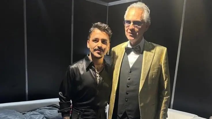 Christian Nodal representará a México en el espectáculo de los 30 años de trayectoria de Andrea Bocelli