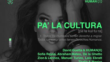 Thalía, David Guetta, Sofía Reyes, Manuel Turizo y más artistas festejan la diversidad con "Pa' la cultura"