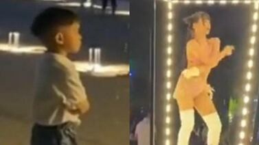 TikTok: Niño es captado viendo perdidamente a una bailarina