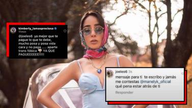 Kimberly, de "Las Perdidas", exhibe a Manelyk González por "mala paga" en Instagram