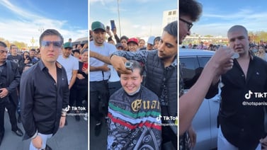 Fofo Márquez se hace viral por raparse la cabeza por una camioneta