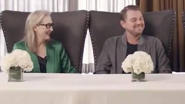 Jonah Hill sorprende a Leonardo DiCaprio con su máquina de flatulencias en plena entrevista