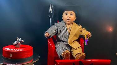 ¡Ternurita! Pequeñito festeja sus 8 meses al estilo Christian Nodal y lo llaman 'Baby Nodal'