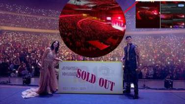 JD Pantoja tomó una imagen para "aparentar" sold out de su concierto en Monterrey, era de Ha-ash