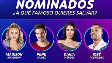 "La Casa de los Famosos 3": Dania Méndez, Pepe Gámez, José Rodríguez y Madison Anderson son nominados