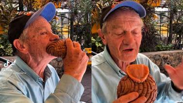 VIDEO VIRAL: Abuelo pierde su dentadura luego de darle una mordida a un pan dulce