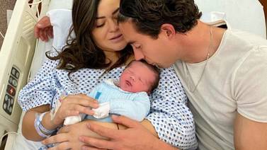 ¡Ya nació Lucca! Mariana Echeverría y Óscar Jiménez presentan a su bebé en redes sociales